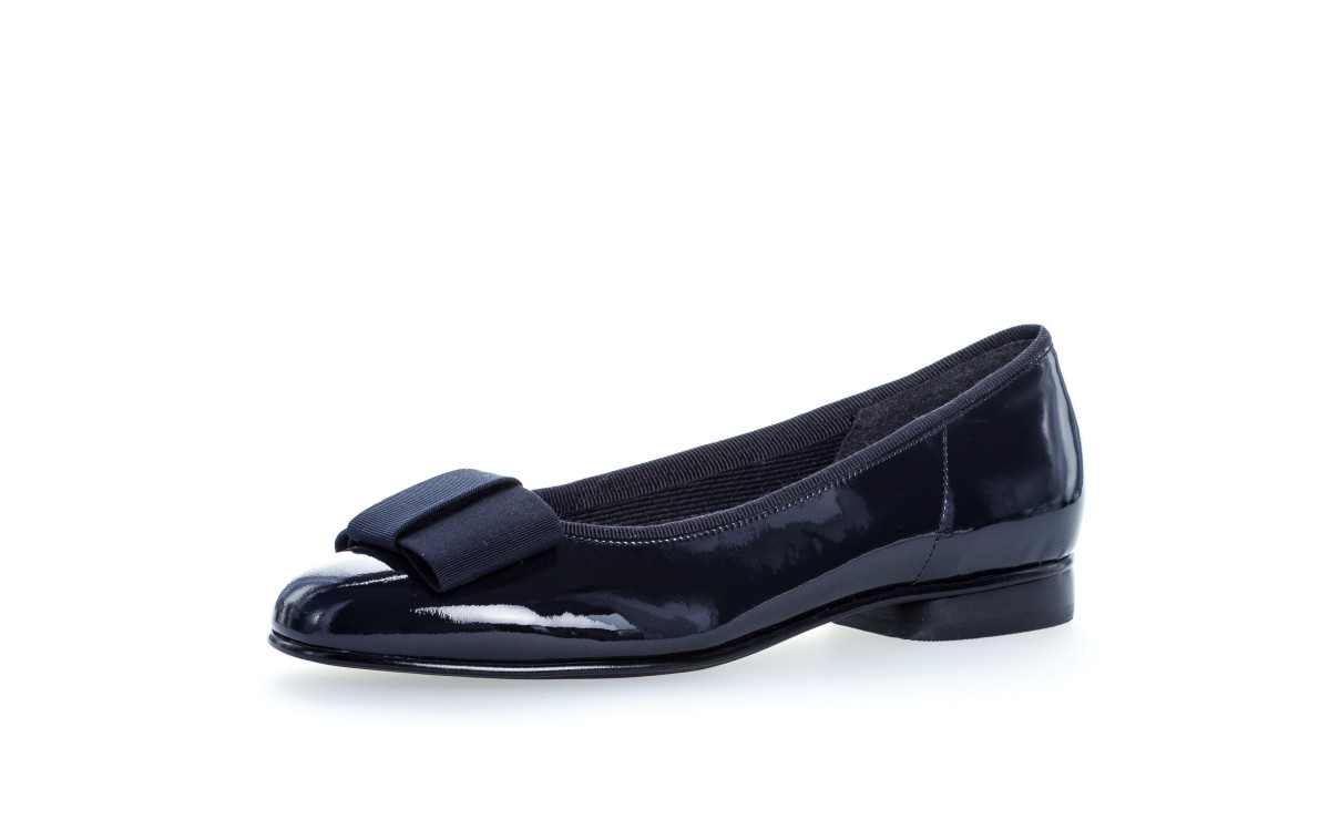 Damen Ballerinas Lackleder