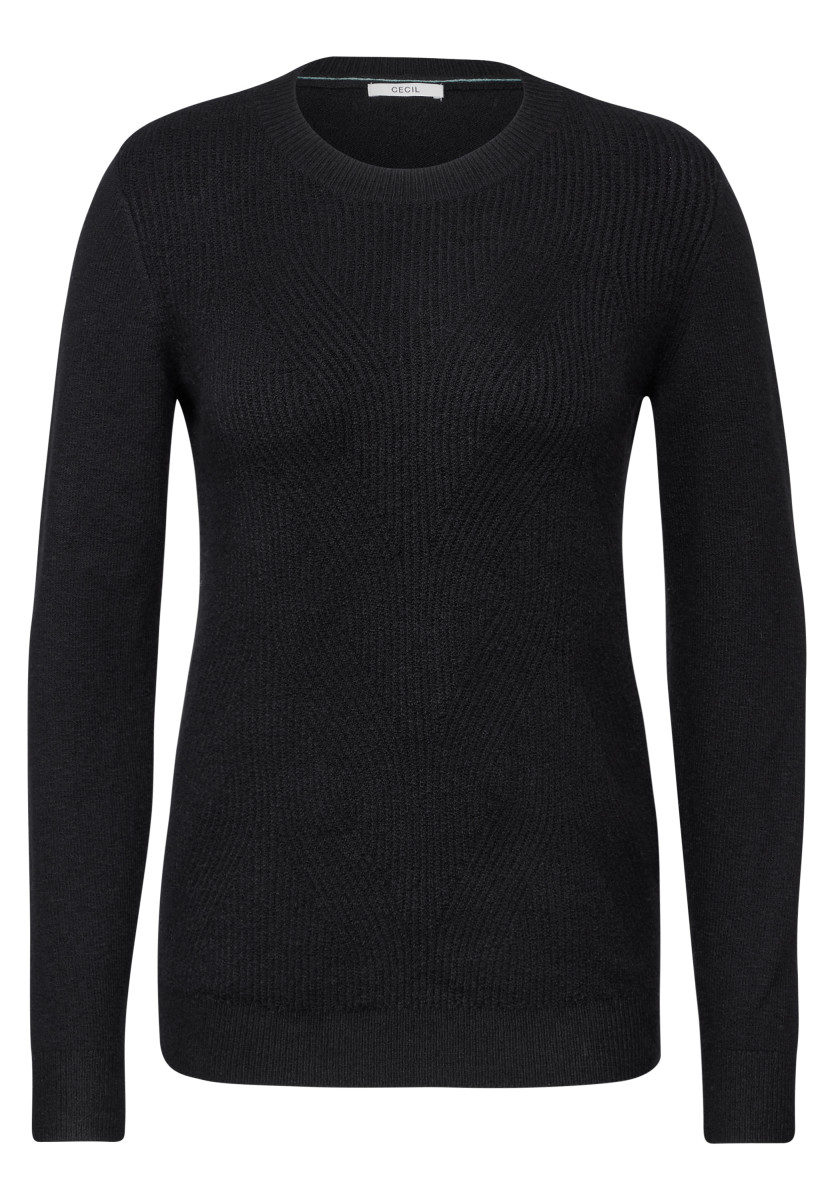 Damen Pullover mit Strukturmuster