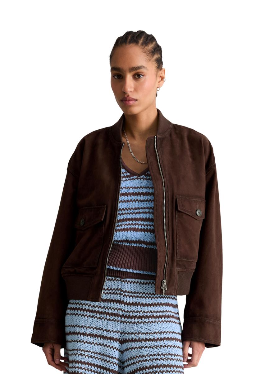 Damen Lederblouson