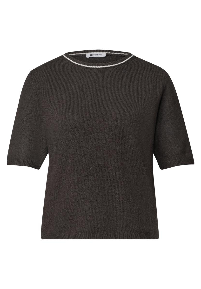 Damen Pullover mit Kontrastdetail