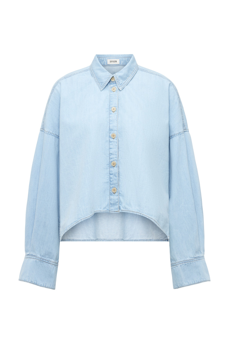 Damen Jeans-Hemdbluse OSHIA