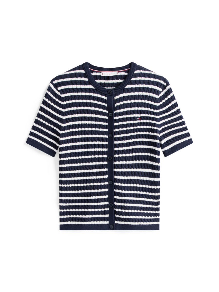 Damen Strickjacke CO CABLE