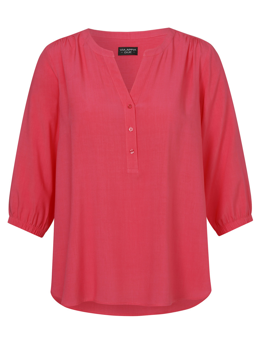 Curvy Bluse aus Viskose
