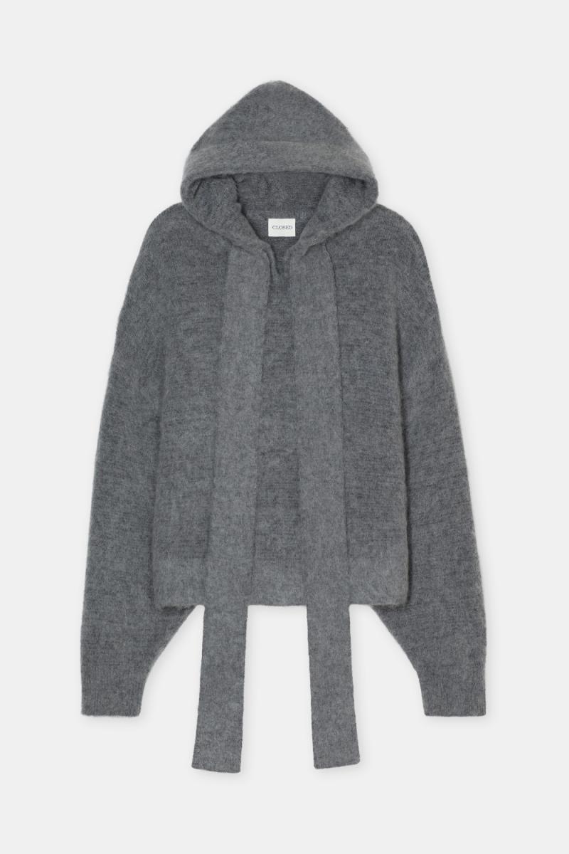 Damen Strickhoodie