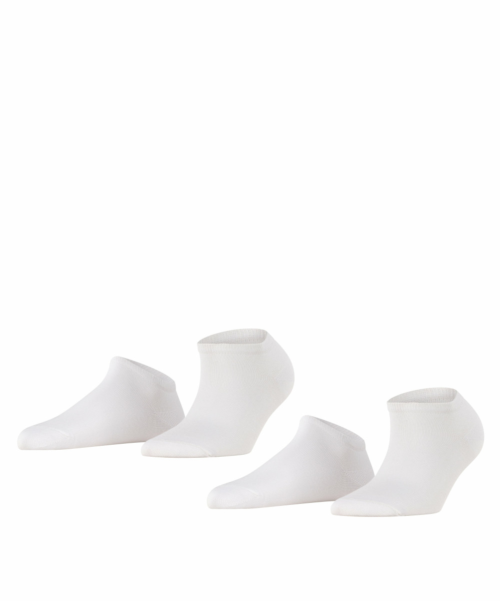 Damen Sneakersocken Uni 2-Pack