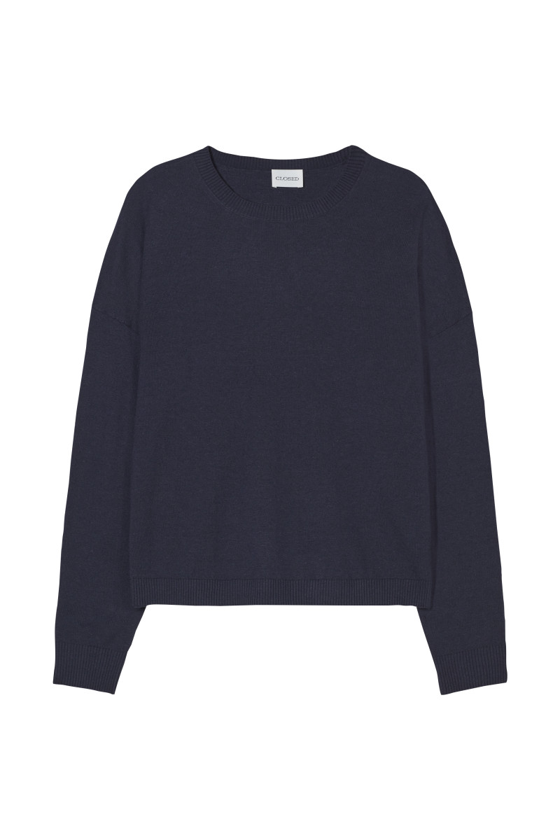 Damen Pullover Leinen-Mix