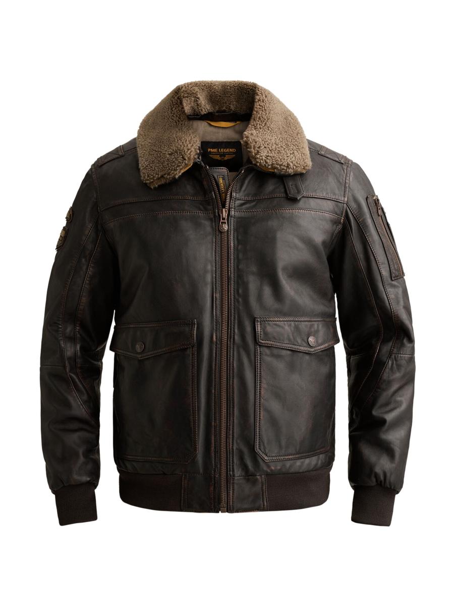 Herren Lederjacke A-2 Snowprop
