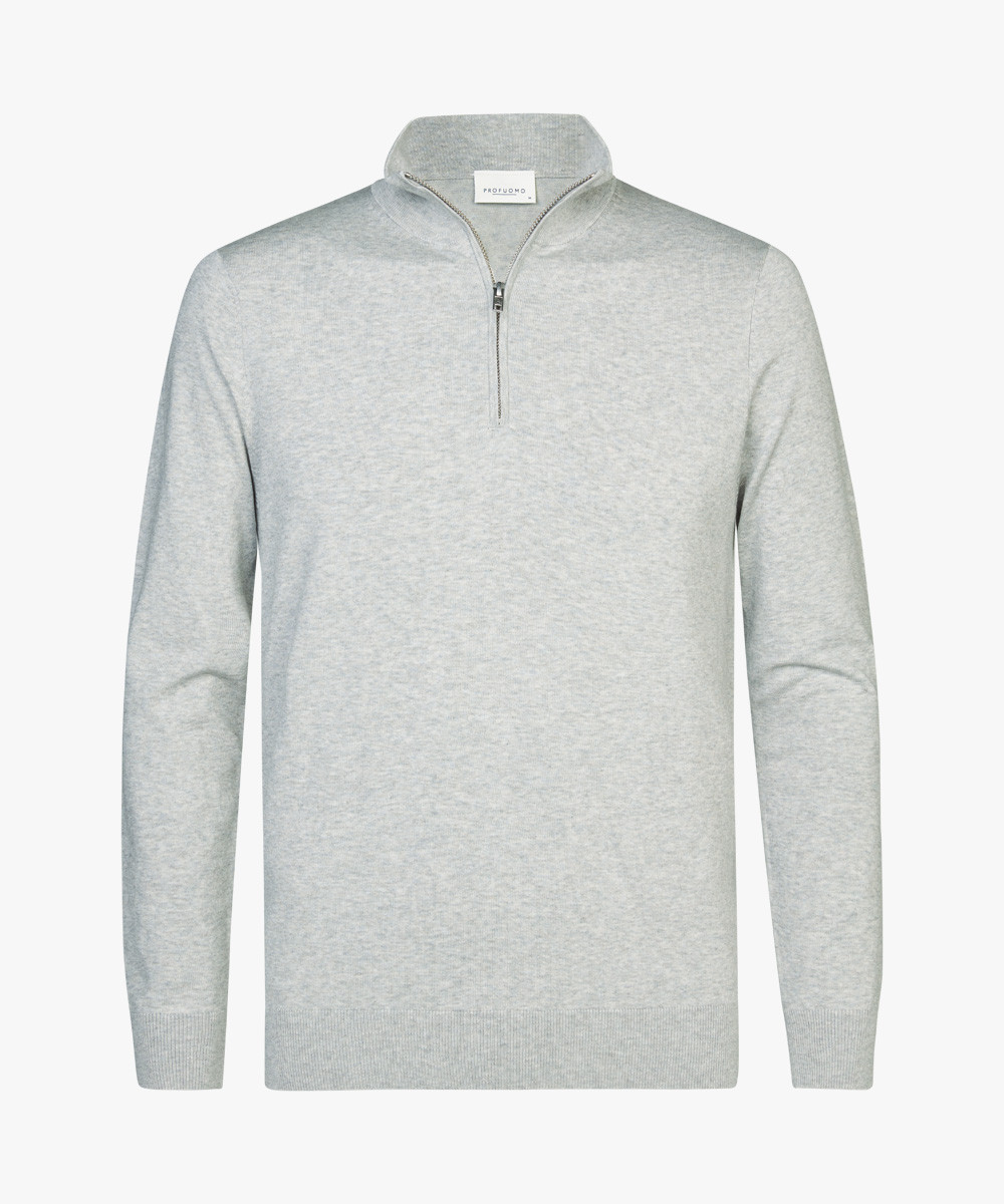 Herren Pullover Halfzip Luxury-Basic Herren Pullover Halfzip Luxury-Basic