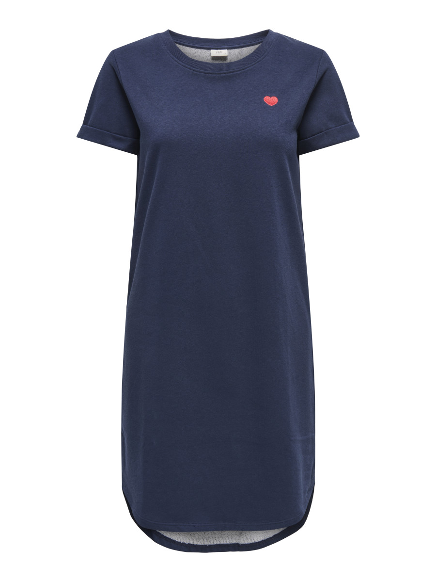 Gestreiftes Sweat-Kleid