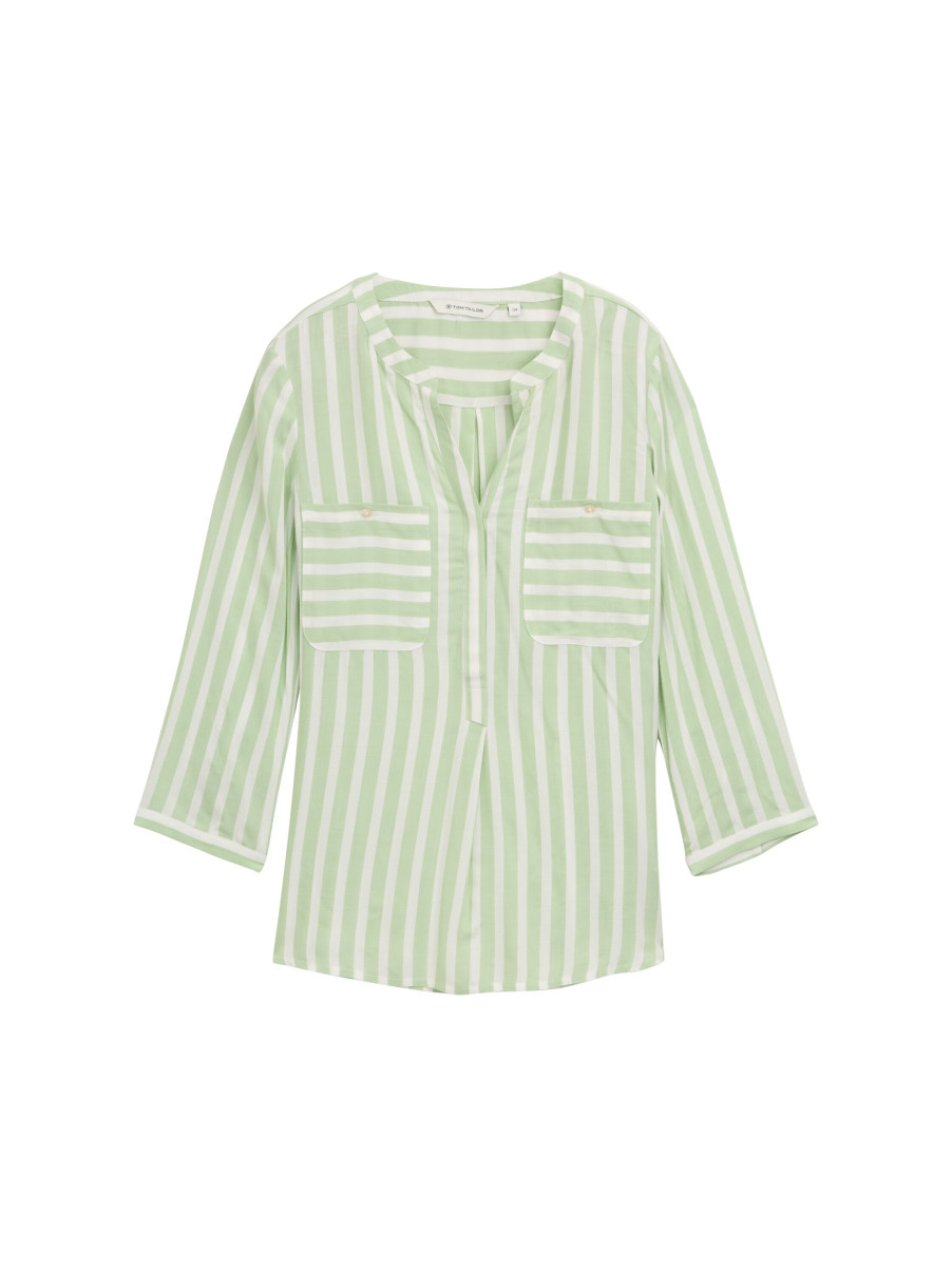 Bluse mit Streifenmuster
