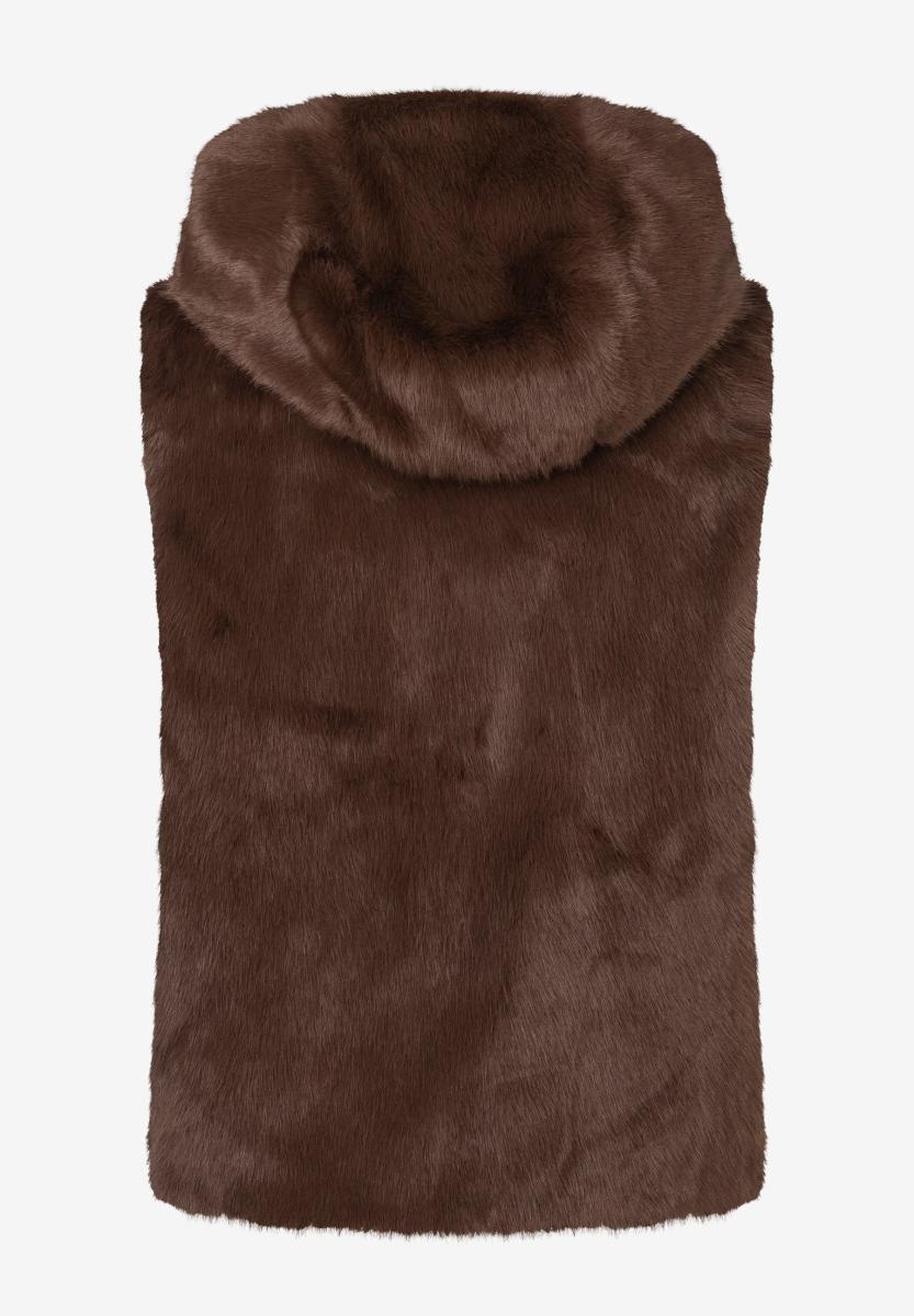 Damen Fake-Fur-Weste