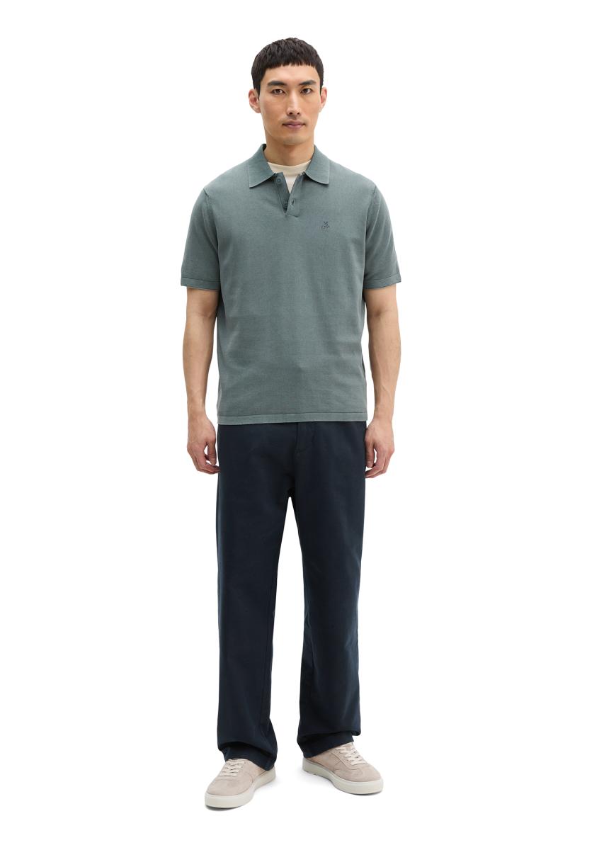 Herren Strick-Poloshirt