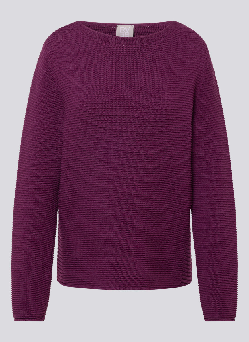 Damen Strickpullover Purple Clouds