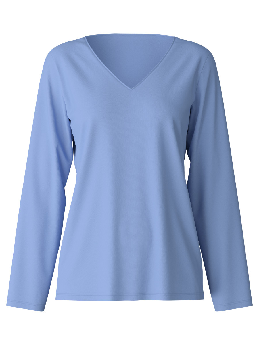 Damen Nachtshirt Langarm