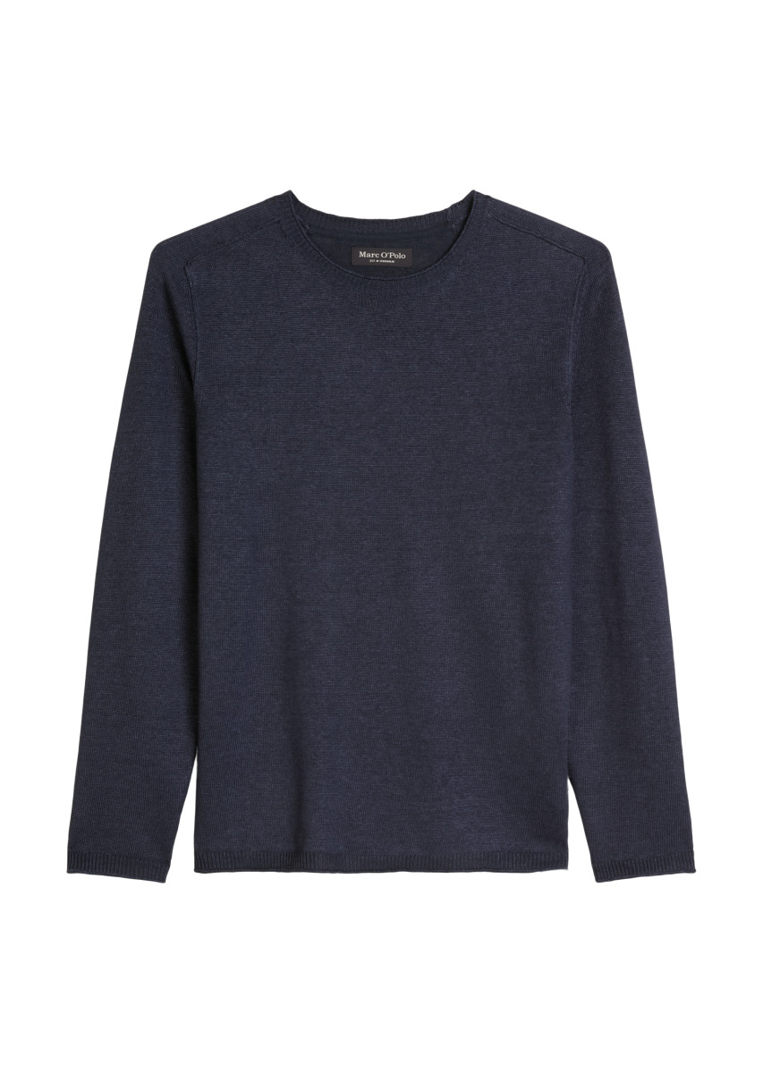 Herren Strickpullover Leinen-Mix