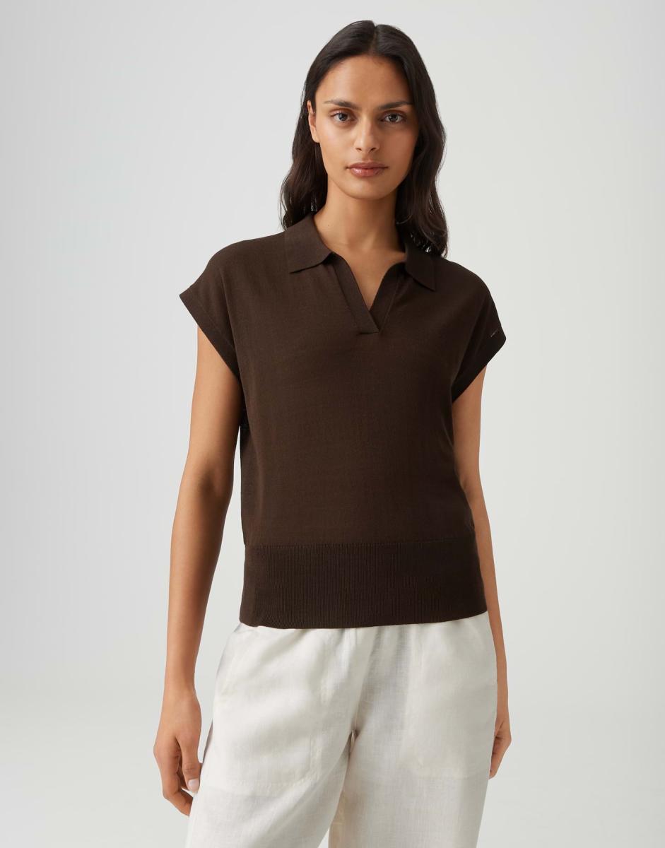 Damen Kurzarm-Pullover Posara
