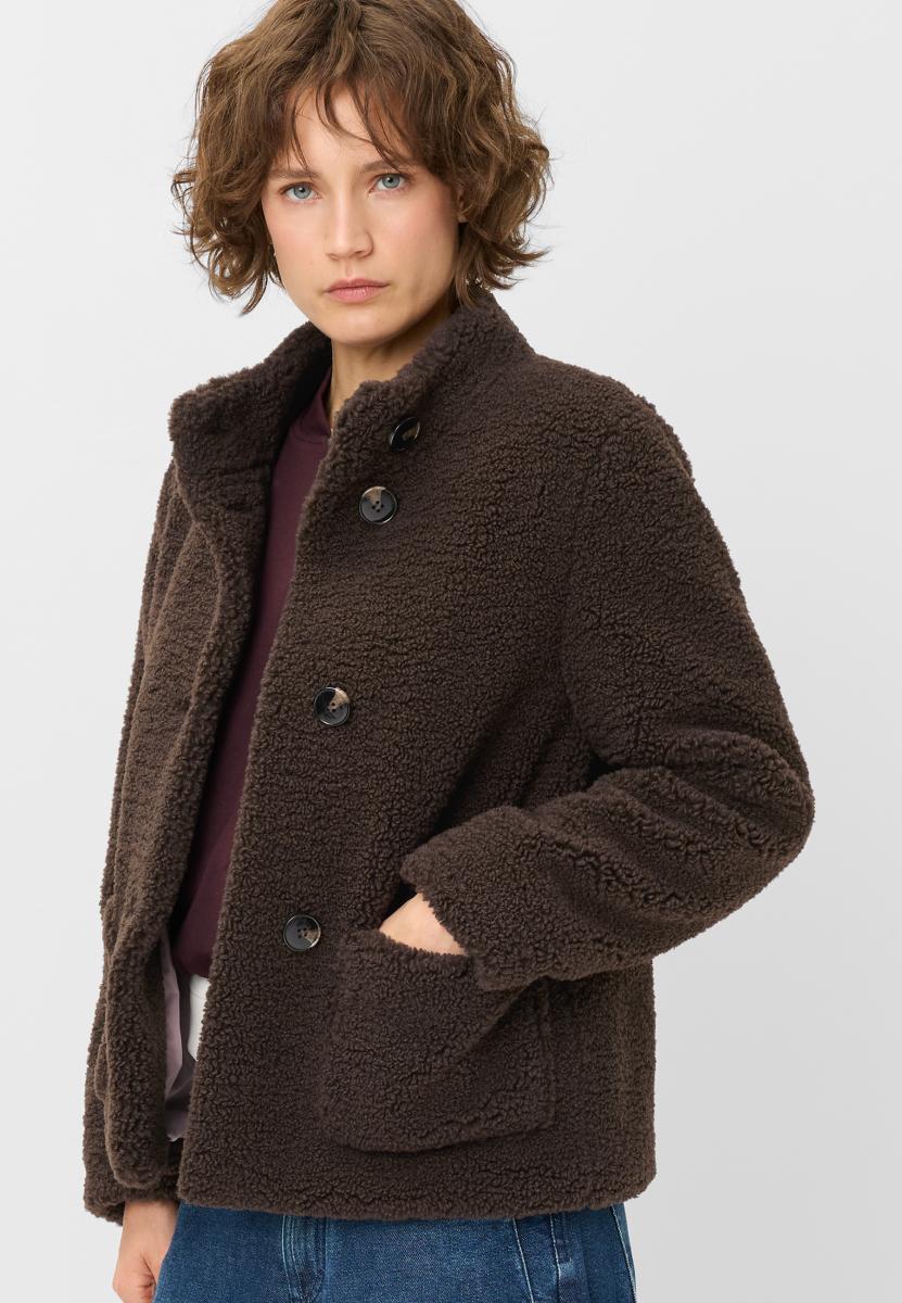 Damen Webpelzjacke