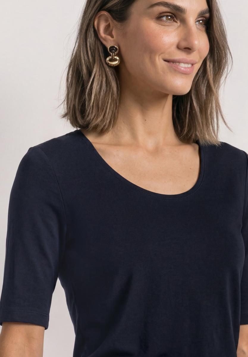 Damen Shirt in Unifarbe
