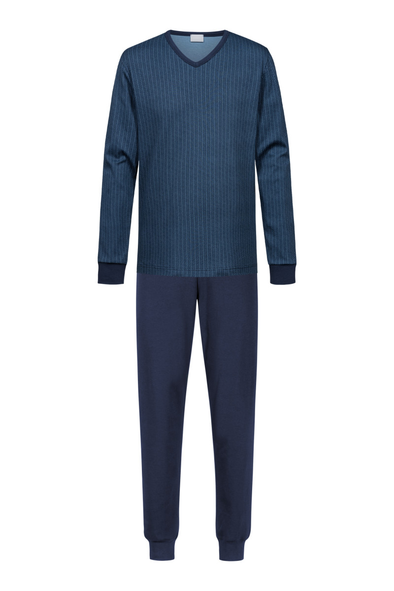 Herren Schlafanzug lang