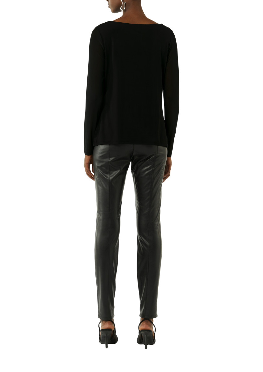 Damen T-Shirt Mesh-Material