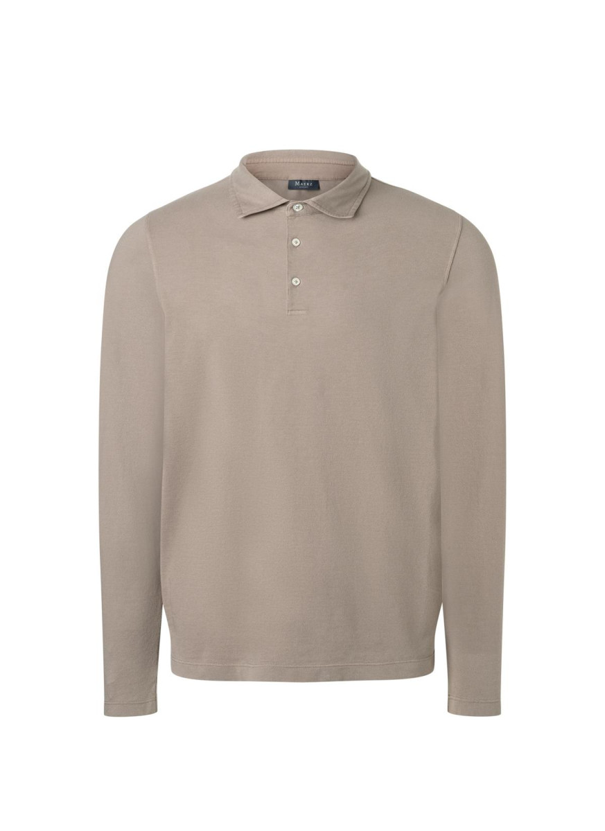 Herren Langarm-Poloshirt