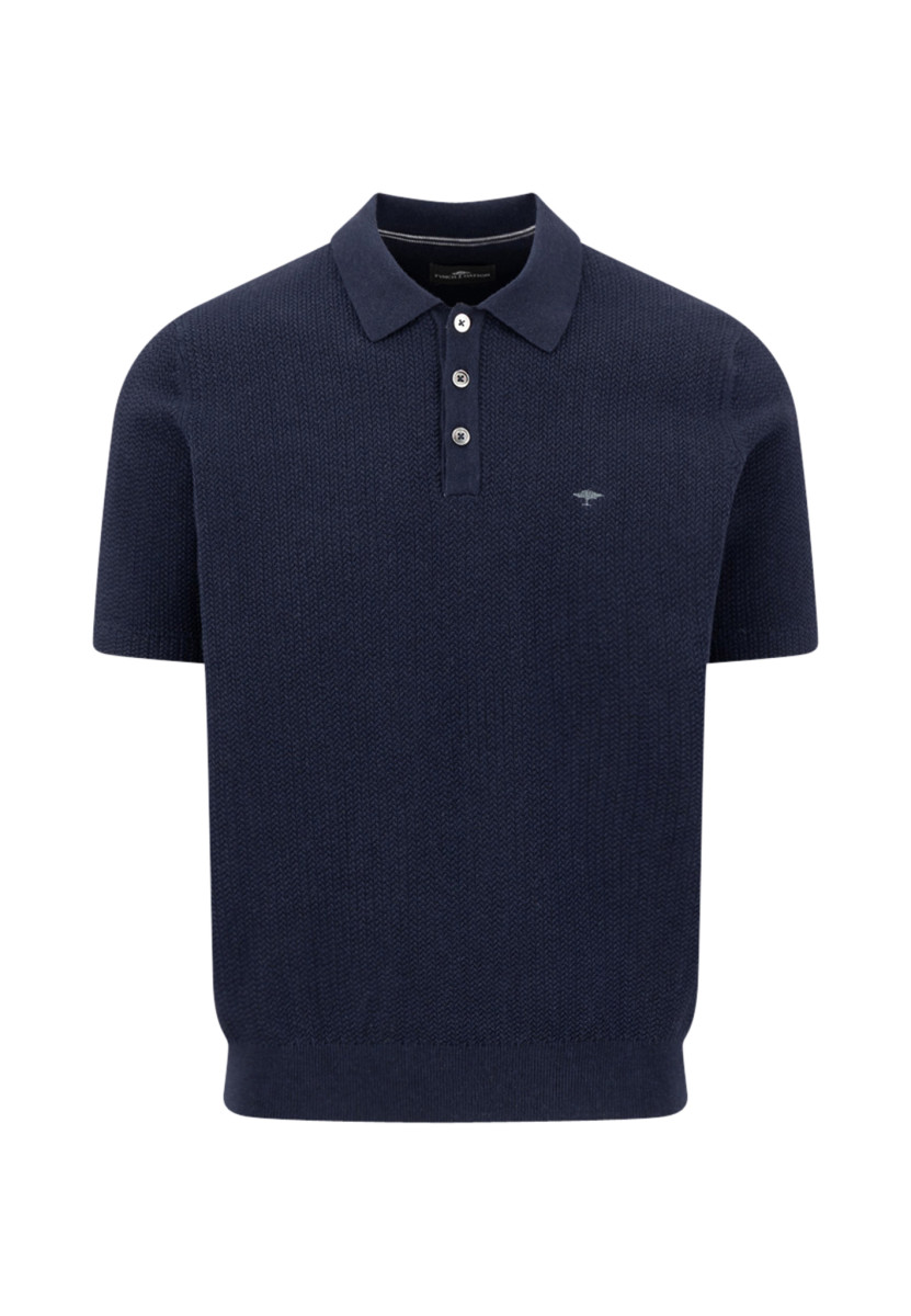 Herren Strick-Poloshirt