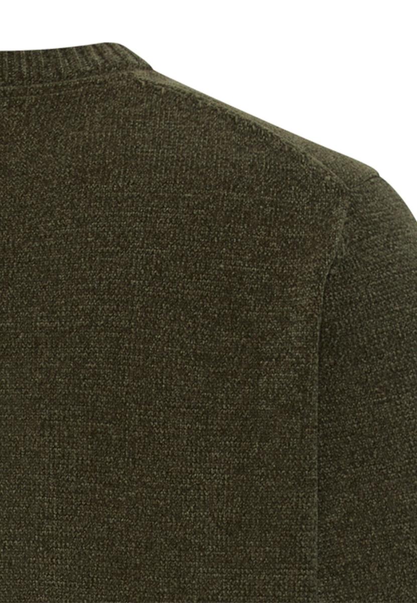 Herren Pullover mit Strick-Einsatz