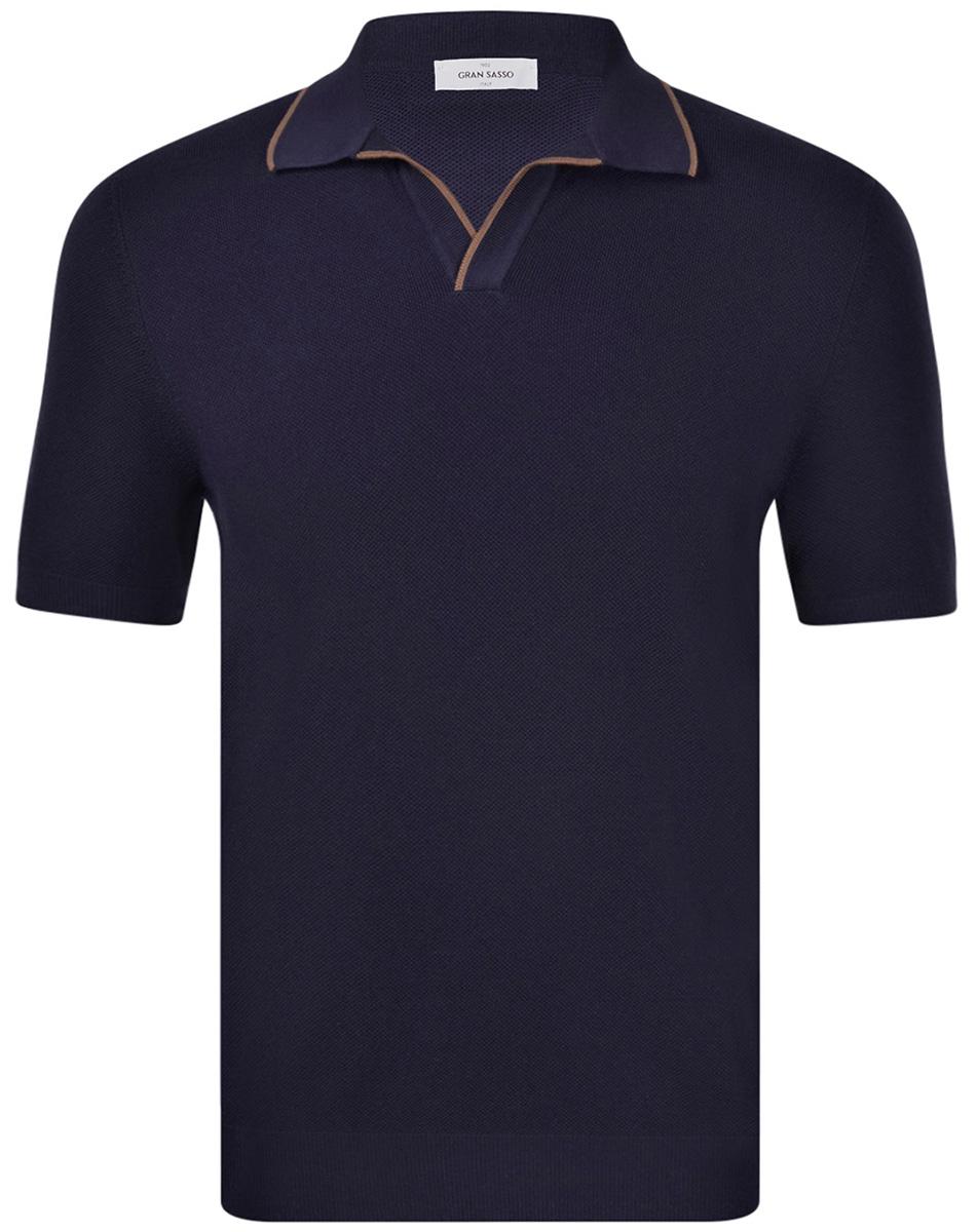 Herren Strick-Poloshirt