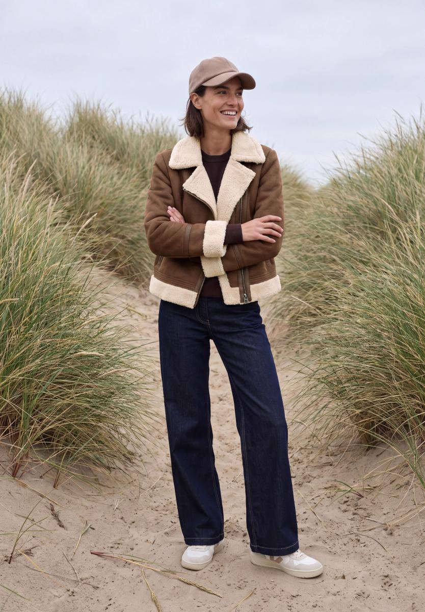 Damen Veloursjacke