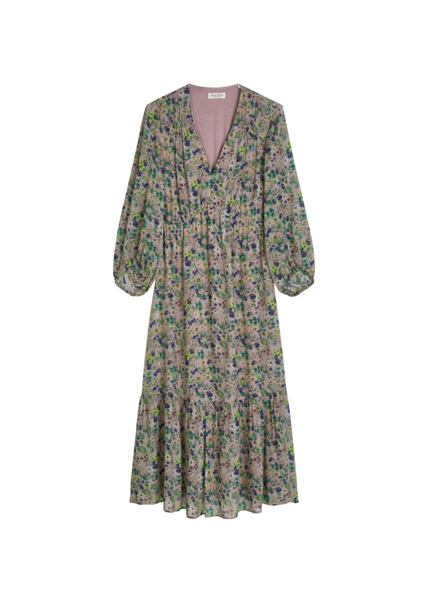 Print-Kleid flared