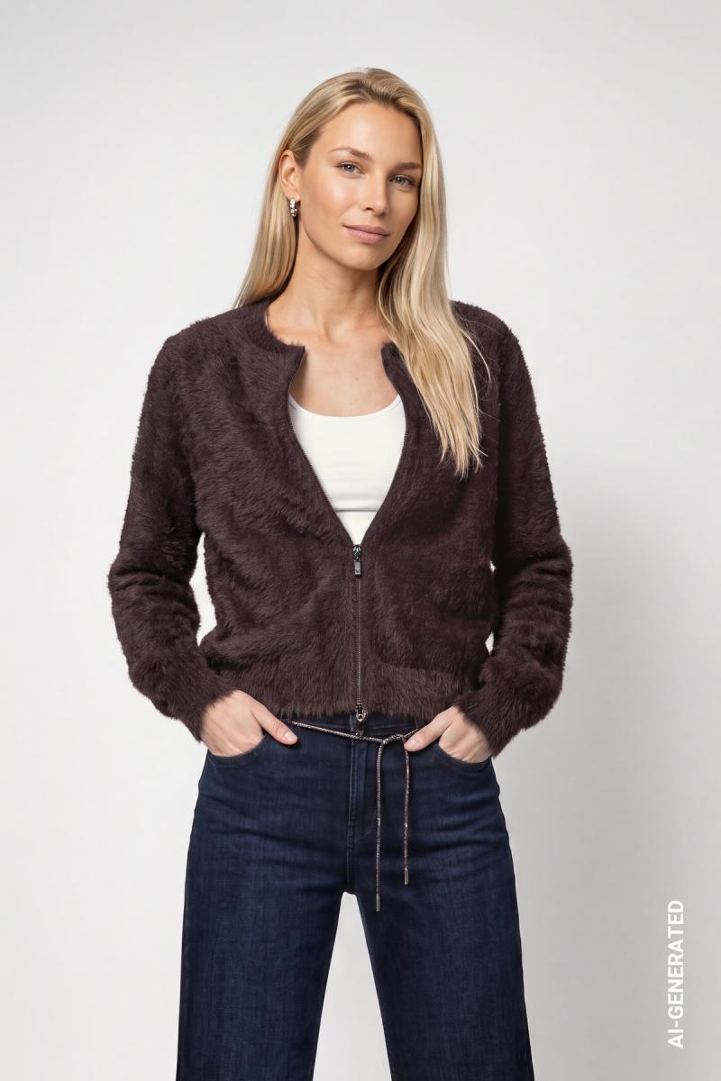 Damen Strickjacke