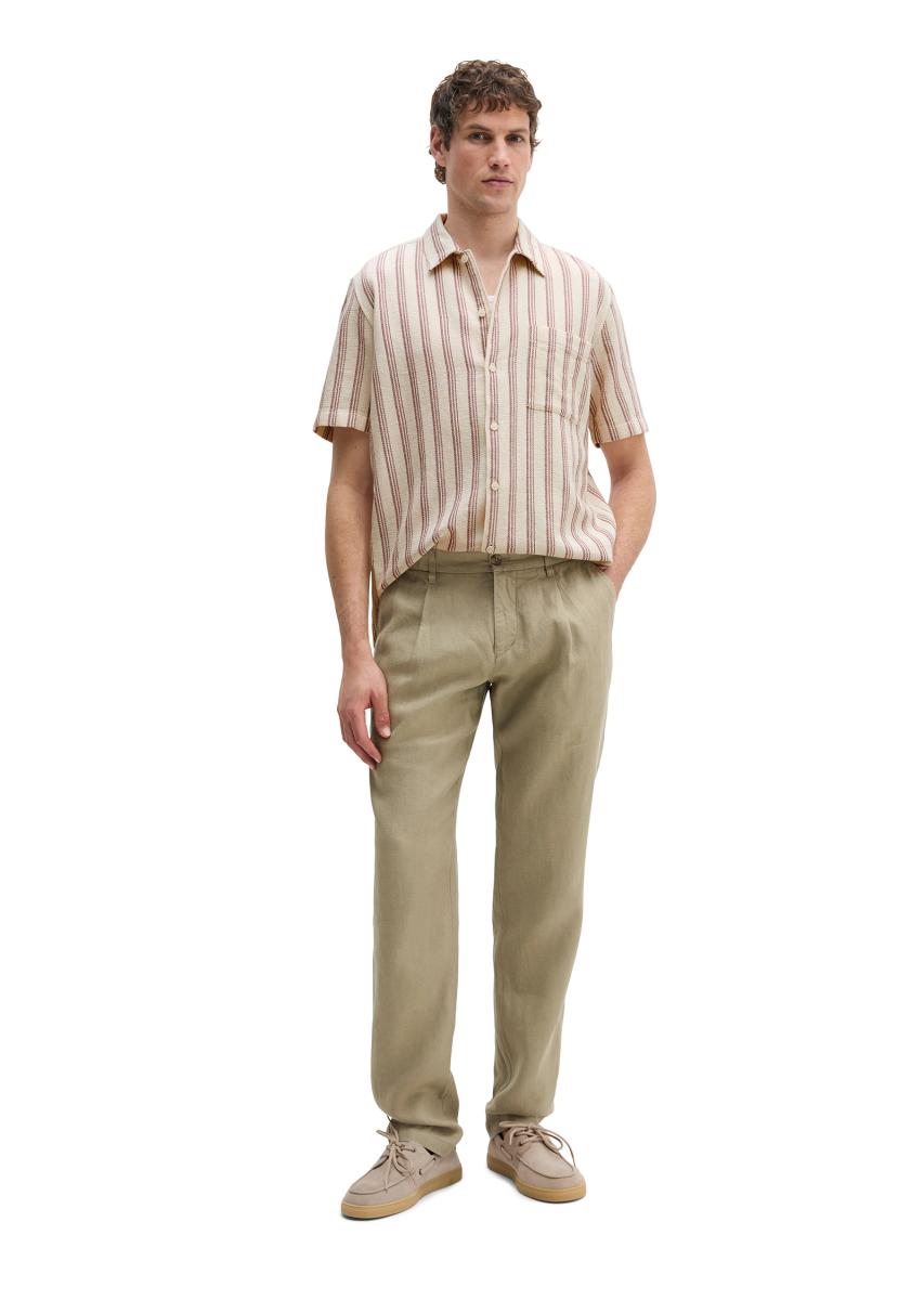 Herren Leinenhose Osby Jogger pleats