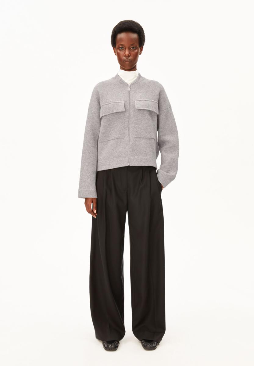 Damen Woll-Bomberjacke