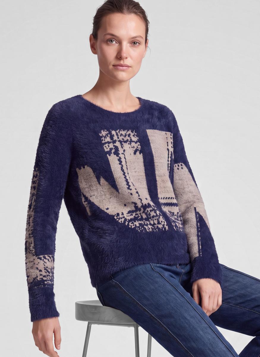 Damen Pullover Checks Please