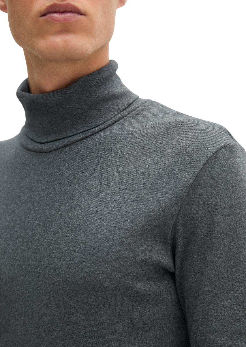 Herren Rollkragen-Longsleeve