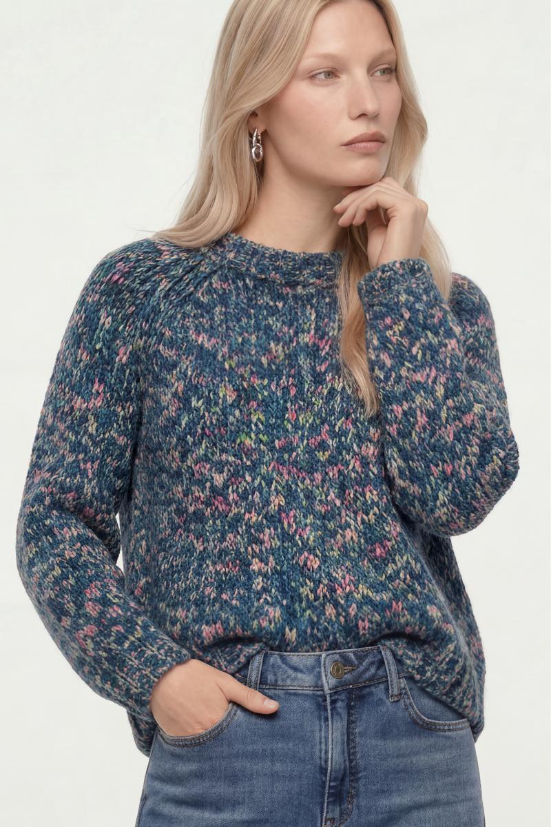 Damen Pullover Multi Sweater