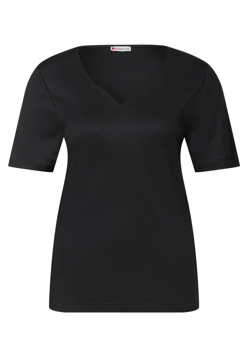 Damen T-Shirt mit Herzausschnitt