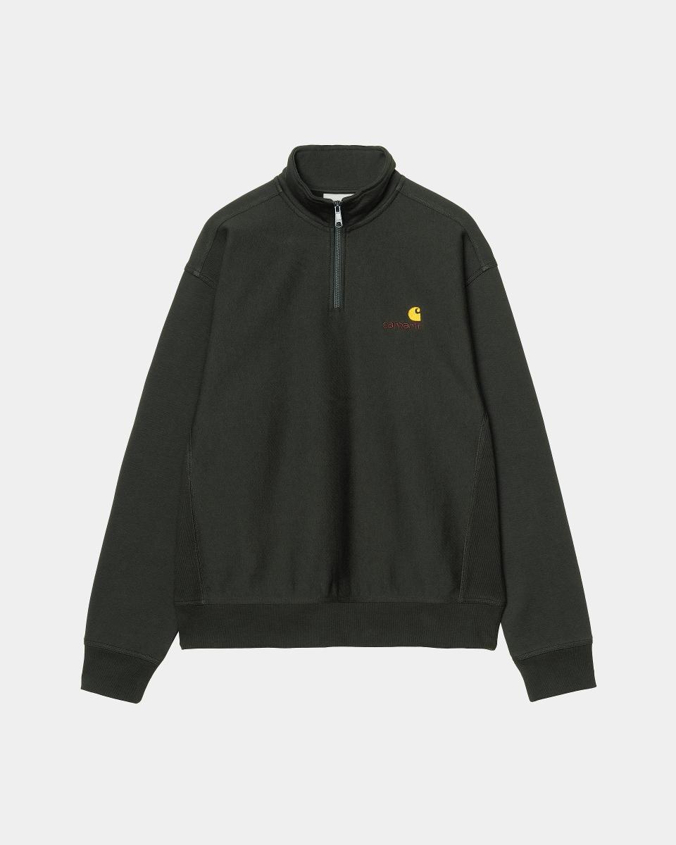 Herren Half Zip American Sweatshirt