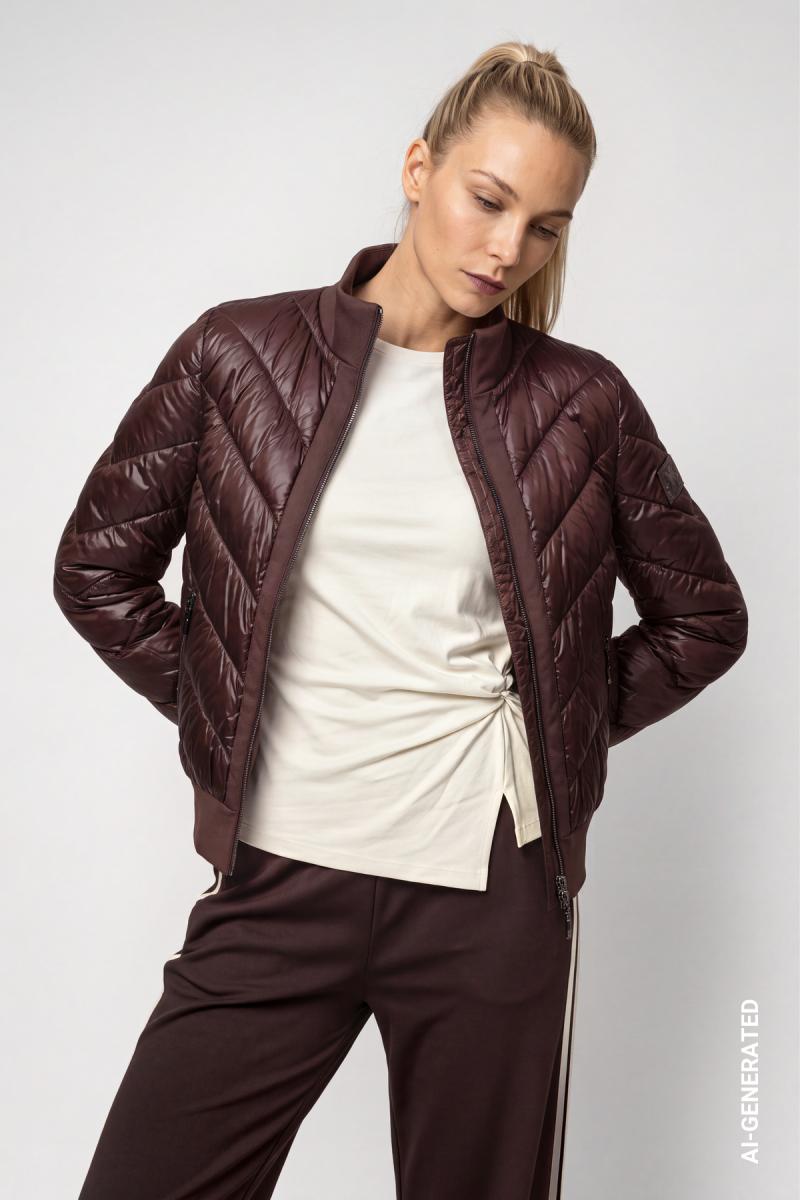 Jacke mit Neopren