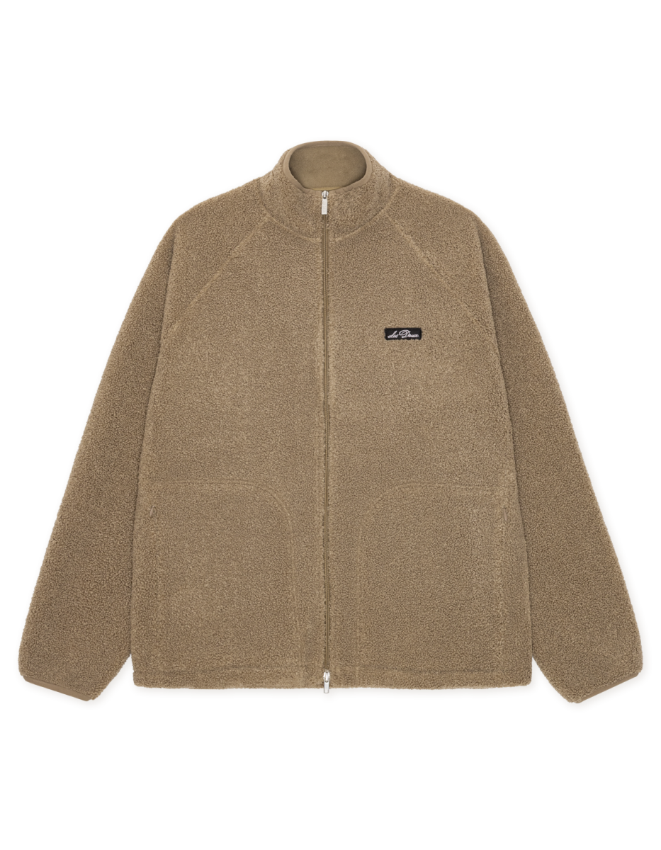 Herren Fleecejacke Patch Teddy