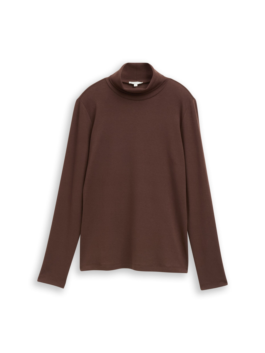 Damen Langarmshirt mit Rollkragen