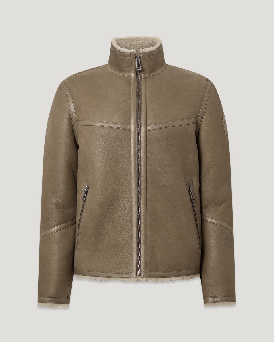 Herren Lammfelljacke Highland