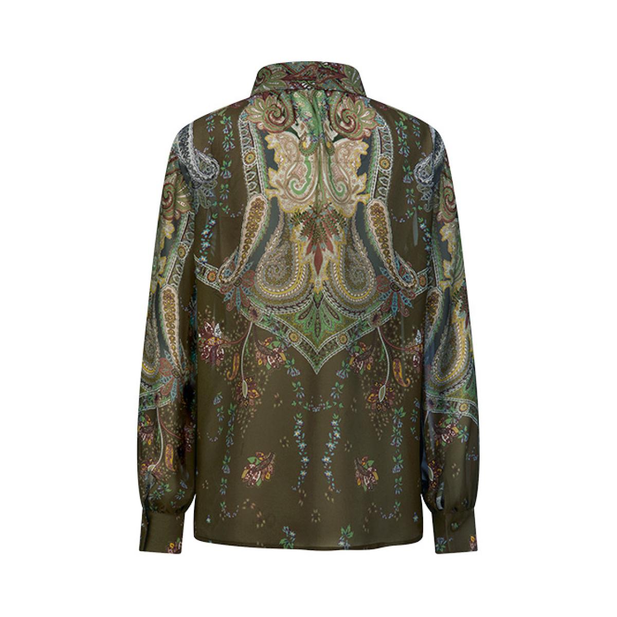 Bluse mit Paisley-Print