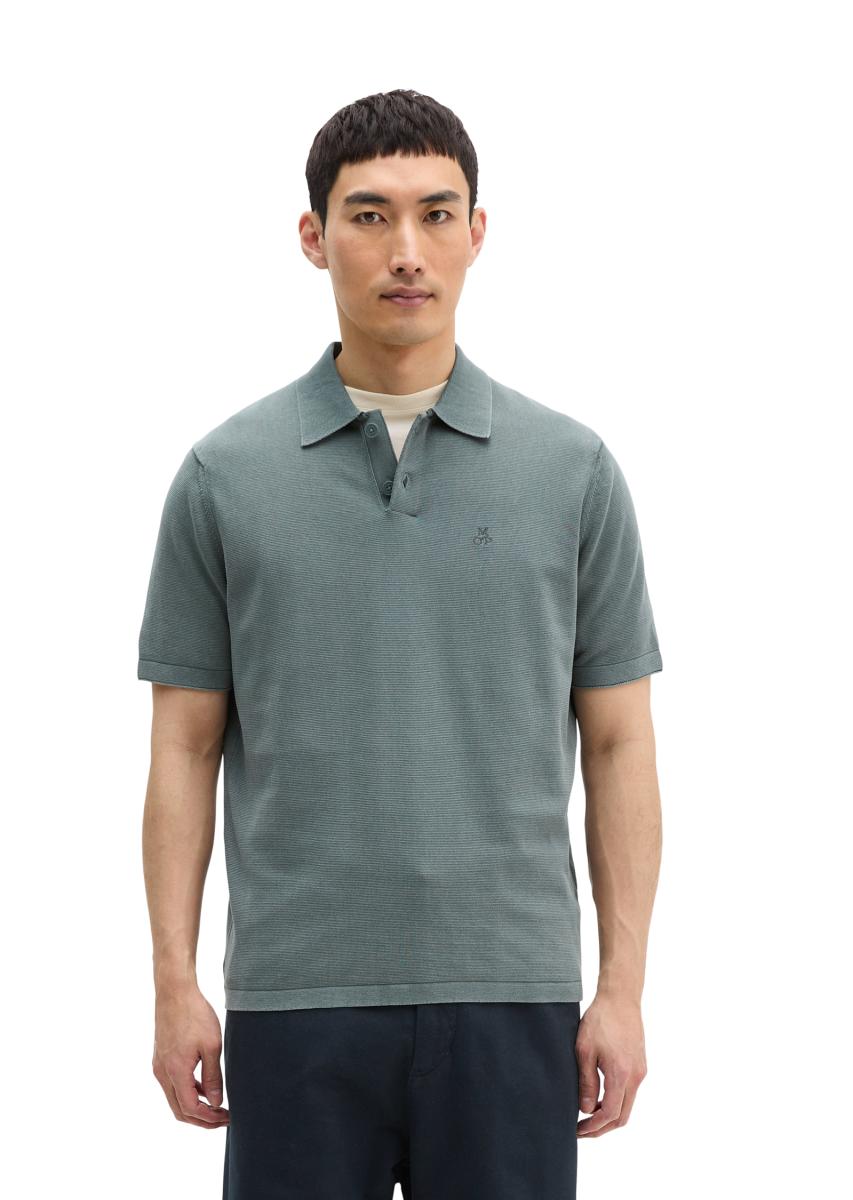 Herren Strick-Poloshirt