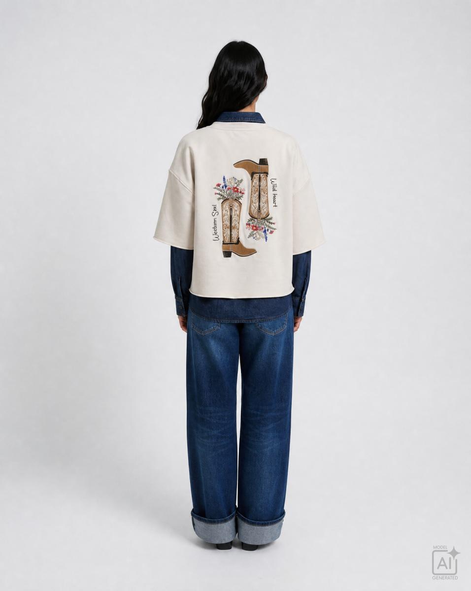 Damen Boxy-Shirt