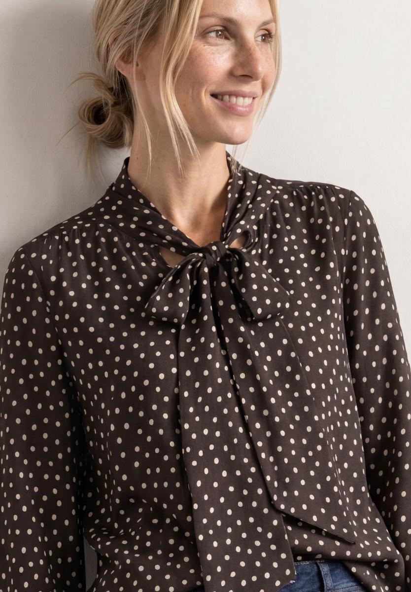 Bluse Mit Schleifendetail