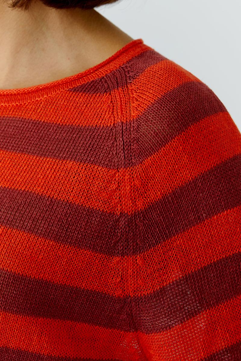 Damen Leinen-Pullover