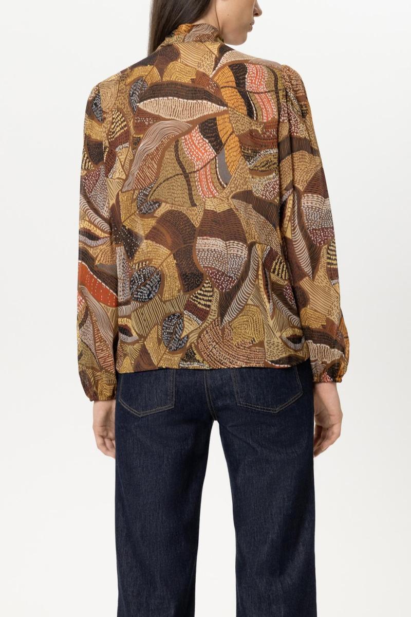 Bluse mit Ethnic-Print
