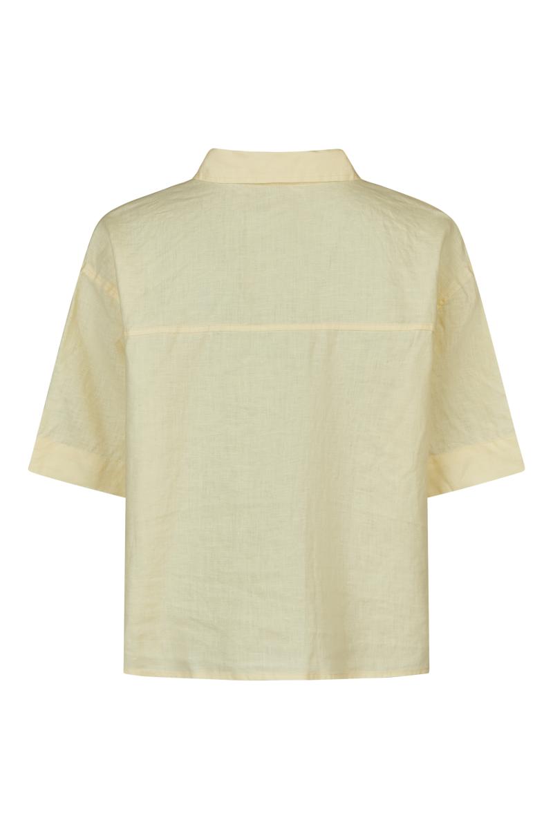 Leinenbluse Kurzarm