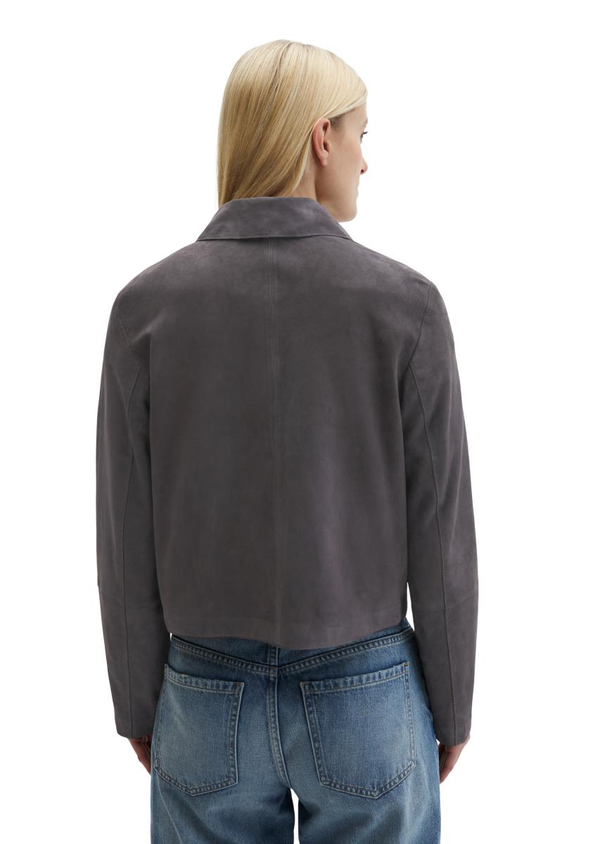 Damen Velourslederjacke